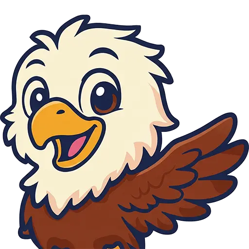 Little Eagle Waving